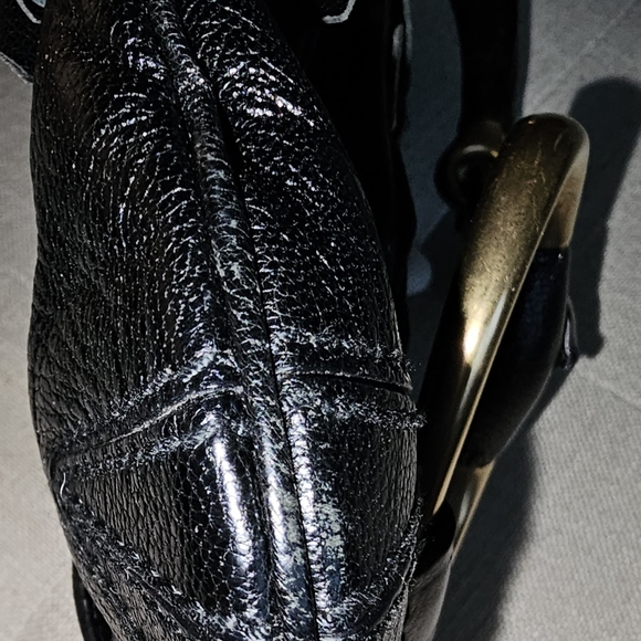 GUCCI Iconic Rare Vintage FW03 Tom Ford Black Studded Scaled Horsebit Bag Clutch - Picture 8 of 16